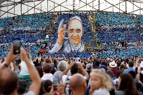 Pope Francis Visits Marseille - Mass at the Velodrome stadium