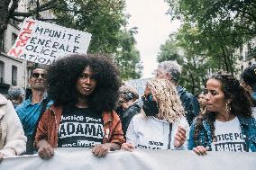 Demonstration " against police violence and systemic racism " - Paris