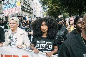 Demonstration " against police violence and systemic racism " - Paris