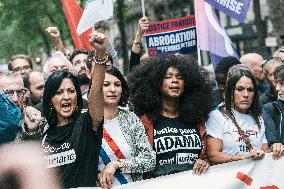 Demonstration " against police violence and systemic racism " - Paris