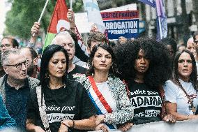 Demonstration " against police violence and systemic racism " - Paris