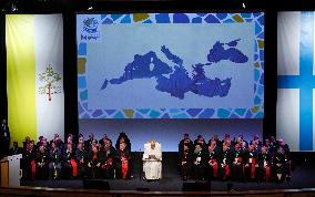 Pope Francis Visits Marseille - Palais du Pharo