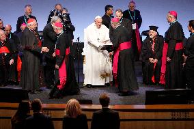 Pope Francis Visits Marseille - Palais du Pharo