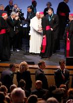 Pope Francis Visits Marseille - Palais du Pharo