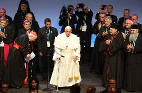 Pope Francis Visits Marseille - Palais du Pharo