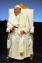 Pope Francis Visits Marseille - Palais du Pharo