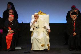 Pope Francis Visits Marseille - Palais du Pharo