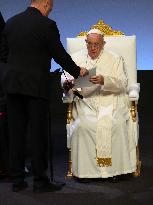 Pope Francis Visits Marseille - Palais du Pharo