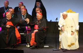 Pope Francis Visits Marseille - Palais du Pharo