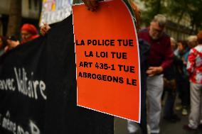 Police Brutality Protest - Paris