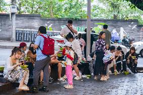 Tourists in Chongqing