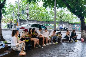 Tourists in Chongqing