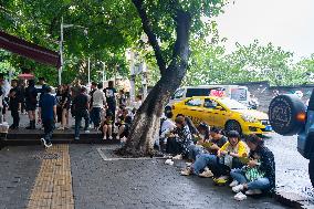 Tourists in Chongqing