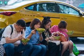 Tourists in Chongqing