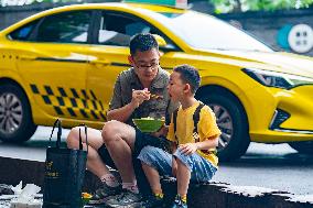 Tourists in Chongqing