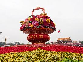 Chinese Welcome National Day in Beijing