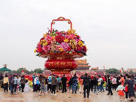 Chinese Welcome National Day in Beijing