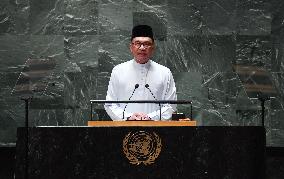 UN-GENERAL ASSEMBLY-GENERAL DEBATE-MALAYSIAN PM-SPEECH