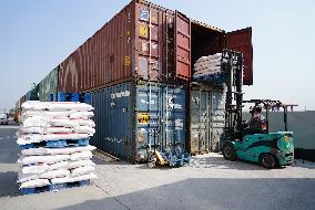 CHINA-SHAANXI-XI'AN-BRI-FREIGHT TRAIN-INT'L PORT (CN)