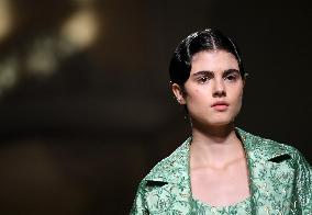 ITALY-MILAN-FASHION WEEK-CHINA-MIAO ETHNIC GROUP-EMBROIDERY