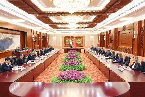 CHINA-BEIJING-ZHAO LEJI-SYRIAN PRESIDENT-MEETING (CN)