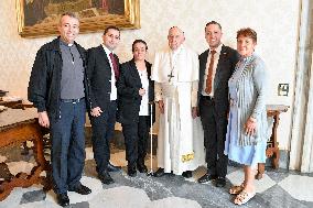 Pope Francis In Private Audiences - Vatican