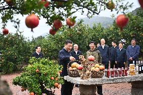 CHINA-SHANDONG-ZAOZHUANG-XI JINPING-INSPECTION(CN)