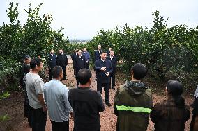 CHINA-SHANDONG-ZAOZHUANG-XI JINPING-INSPECTION(CN)