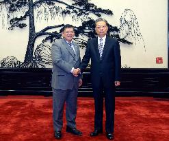 CHINA-BEIJING-ZHAO LEJI-MALAYSIAN DEWAN RAKYAT SPEAKER-TALKS(CN)