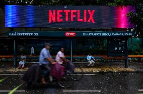 Netflix Logo In Mumbai