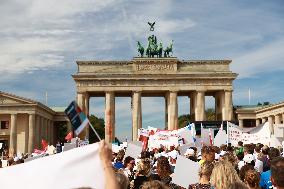 ''Save Our Hospitals!'' Demonstration In Berlin, Germany