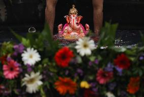 Ganesh Idol Immersion In Mumbai