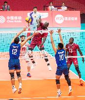 Qatar v Thailand - 19th Asian Games Volleyball Match