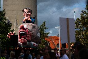 Hospital Workers Go On Strike Against Federal Policy In Duesseldorf