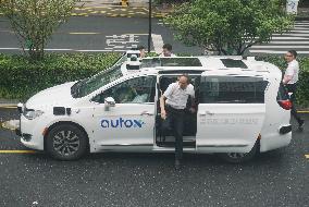Driverless Auto Intelligent Connected Car During Asian Games in Hangzhou