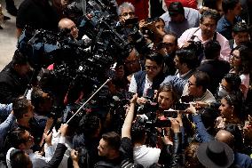 Xochitl Galvez, Presidential Candidate, Meets With Legislators From The Broad Front For Mexico