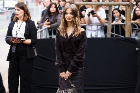 Celebrity Arrivals At Fendi Fashion Show During The Milan Fashion Week Womenswear Spring Summer 2024