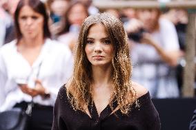 Celebrity Arrivals At Fendi Fashion Show During The Milan Fashion Week Womenswear Spring Summer 2024