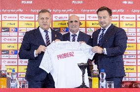 Michal Probierz Presented As New Head Coach of Polish Football Team