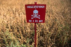 Humanitarian Demining In Zhytomyr Region Of Ukraine.