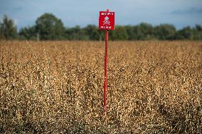 Humanitarian Demining In Zhytomyr Region Of Ukraine.