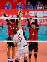 Qatar v Hong Kong - The 19th Asian Games Volleyball Match