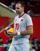 Qatar v Hong Kong - The 19th Asian Games Volleyball Match