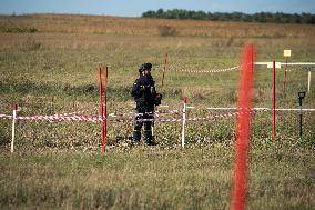 Humanitarian Demining In Zhytomyr Region Of Ukraine.