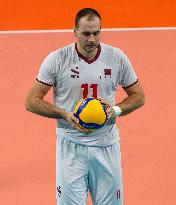 Qatar v Hong Kong - The 19th Asian Games Volleyball Match