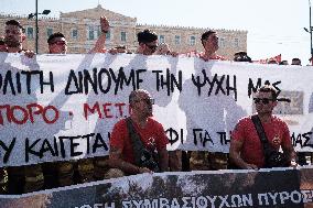 24 Hours General Strike In Athens