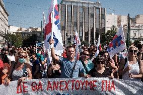 24 Hours General Strike In Athens