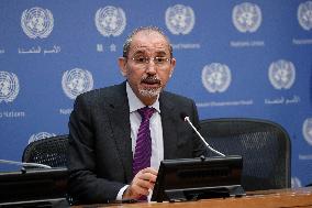 UN Press Briefing On Palestinian Refugees InNew York City