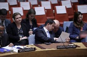 UN Emergency Meeting On Military Conflict In Nagorno-Karabakh.