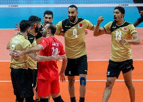 Bahrain v Qatar- The 19th Asian Games Volleyball Match